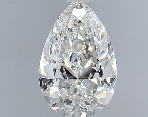 0.5 carat F-VVS2 Natūralus Pear Deimantas (1)