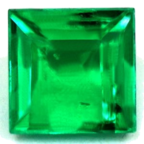 0.57 carat GREEN Square Smaragdas (1)