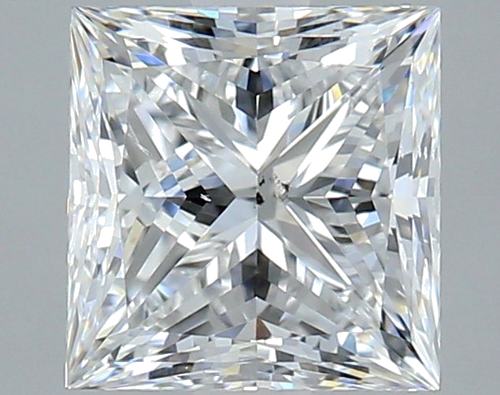 1.61 carat F-SI1 Natūralus Princess Deimantas (1)