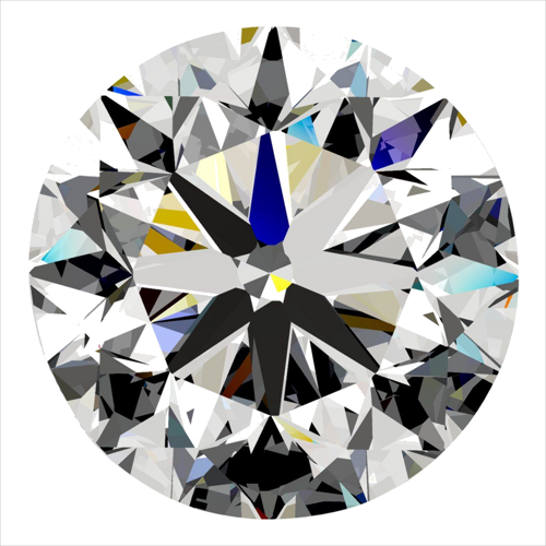 0.3 carat D-VS2 Very Good cut Natūralus Round Deimantas (1)