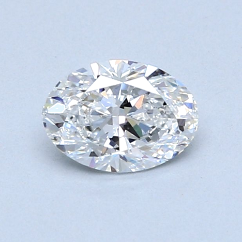 0.65 carat E-VS2 Natūralus Oval Deimantas (1)