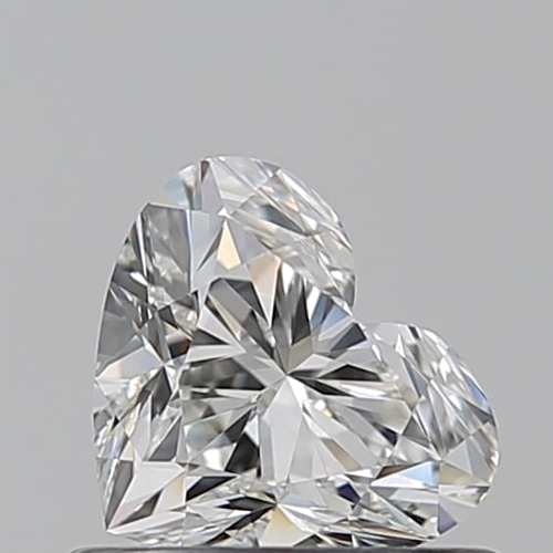 0.6 carat G-VVS2 Natūralus Heart Deimantas (1)