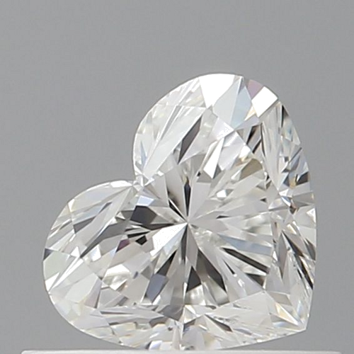 0.52 carat F-VS1 Natūralus Heart Deimantas (1)