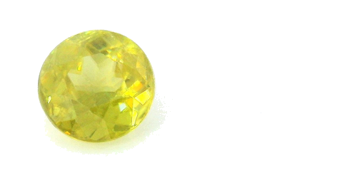 0.58 carat YELLOW Round Sphene (1)