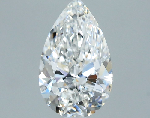 0.7 carat E-VS2 Natūralus Pear Deimantas (1)