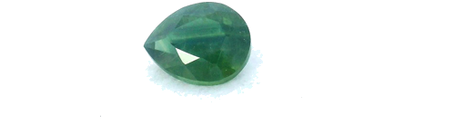 0.46 carat GREEN Pear Safyras (1)