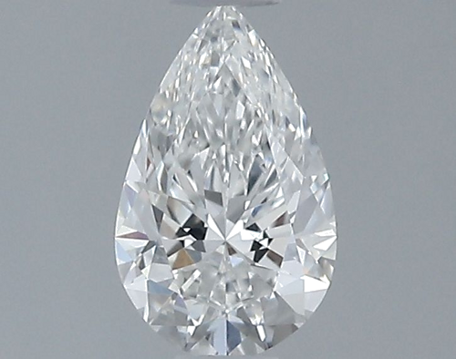 0.42 carat F-VS2 Natūralus Pear Deimantas (1)