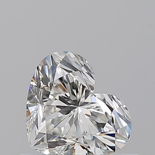 0.5 carat G-VVS2 Natūralus Heart Deimantas (1)