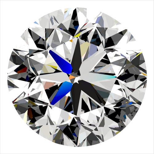 0.3 carat G-VS1 GD cut Natūralus Round Deimantas (1)