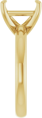 Sužadėtuvių Žiedas „Solitaire“ 585 Geltonojo Aukso Emerald 9mm x 7mm (4)