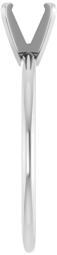 Sužadėtuvių Žiedas „Solitaire“ 14k white gold Round 5.5mm (4)