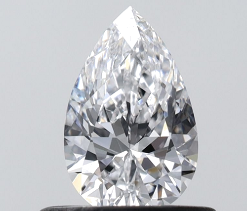 0.46 carat D-VVS1 Natūralus Pear Deimantas (1)