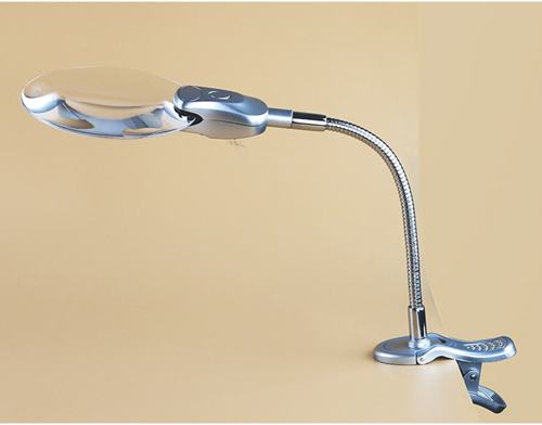 Pritvirtinamas didinamasis stiklas LED pašvietimu 2x 4x (7)