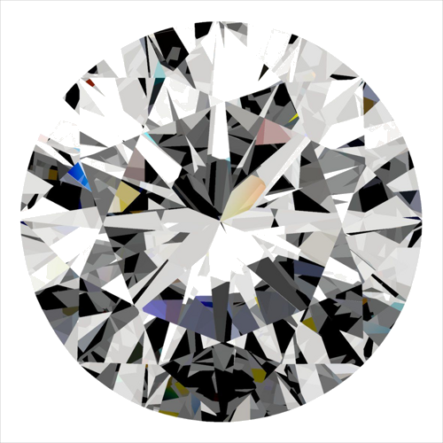 0.3 carat J-VVS1 Excellent cut Natūralus Round Deimantas (1)
