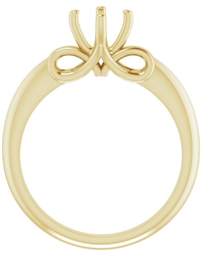 Sužadėtuvių Žiedas „Solitaire“ 14k yellow gold Round 5.8mm (2)