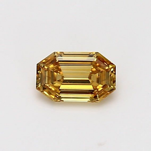 0.39 carat Fancy Deep Yellow-SI1 Natūralus Emerald Deimantas (1)