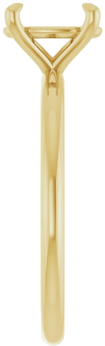 Sužadėtuvių Žiedas „Claw-Prong Solitaire“ 14k yellow gold Oval 8.5mm x 6.5mm (4)