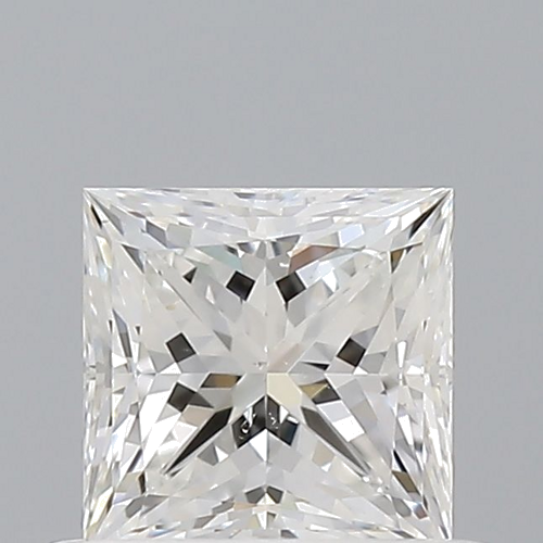 0.52 carat F-SI1 Natūralus Princess Deimantas (1)