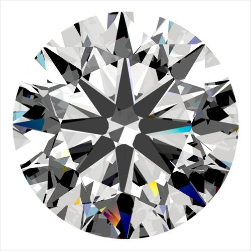 0.4 carat D-VS2 Very Good cut Natūralus Round Deimantas (1)