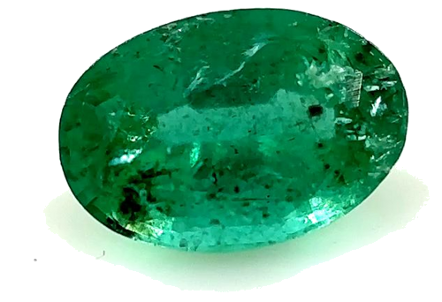 0.49 carat GREEN Oval Smaragdas (1)