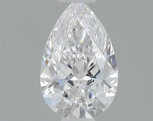 0.3 carat D-VVS2 Natūralus Pear Deimantas (1)