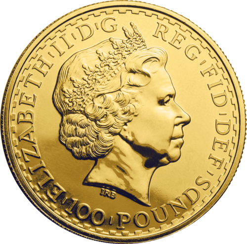 1 oz Британия 2007 Великобритания 100 фунтов золотая монета (2)