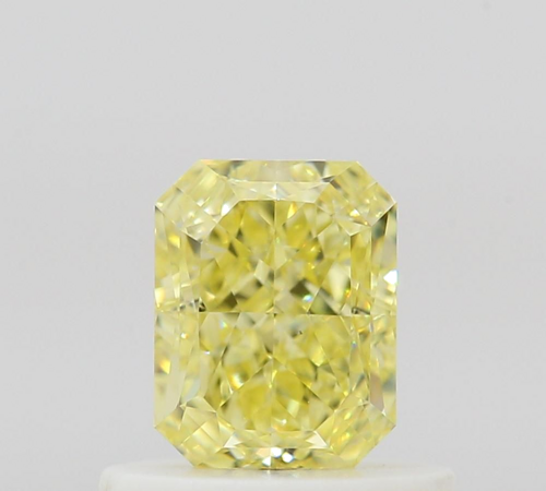 0.59 carat Fancy Intense Yellow-VS2 Natūralus Radiant Deimantas (1)