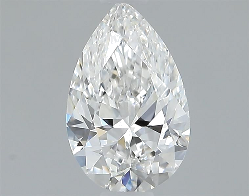 0.5 carat E-VS1 Natūralus Pear Deimantas (1)
