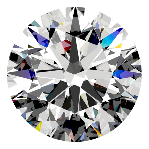 0.3 carat H-VVS1 Excellent cut Natūralus Round Deimantas (1)