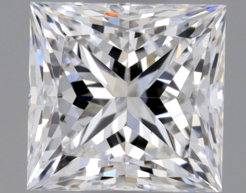 0.5 carat D-VVS1 Natūralus Princess Deimantas (1)