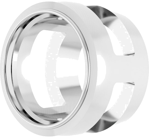 Pakabukas „Round Bezel-Set Slide“ 950 Platinos Round 5.6mm (2)