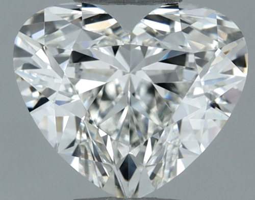 0.6 carat H-VS2 Natūralus Heart Deimantas (1)