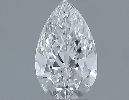 0.44 carat D-VVS2 Natūralus Pear Deimantas (1)