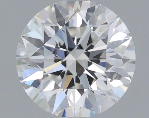 0.43 carat F-SI2 Excellent cut Natūralus Round Deimantas (1)