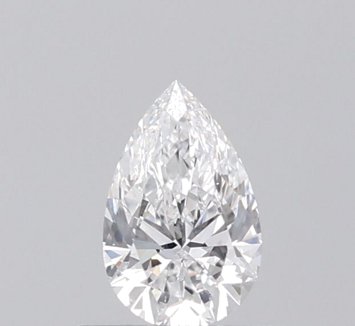0.5 carat E-SI1 Natūralus Pear Deimantas (1)