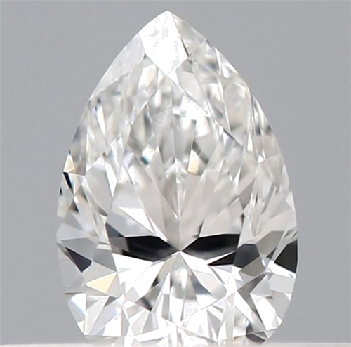 0.23 carat F-VS2 Natūralus Pear Deimantas (1)