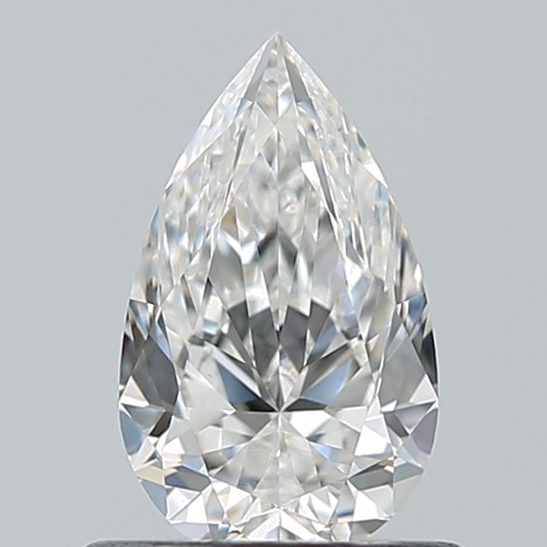0.6 carat F-VS1 Natūralus Pear Deimantas (1)