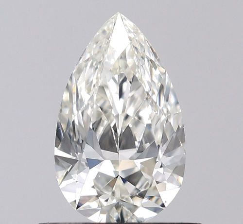 0.6 carat J-VVS1 Natūralus Pear Deimantas (1)
