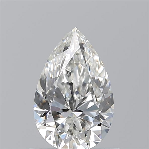 0.7 carat G-VS1 Natūralus Pear Deimantas (1)