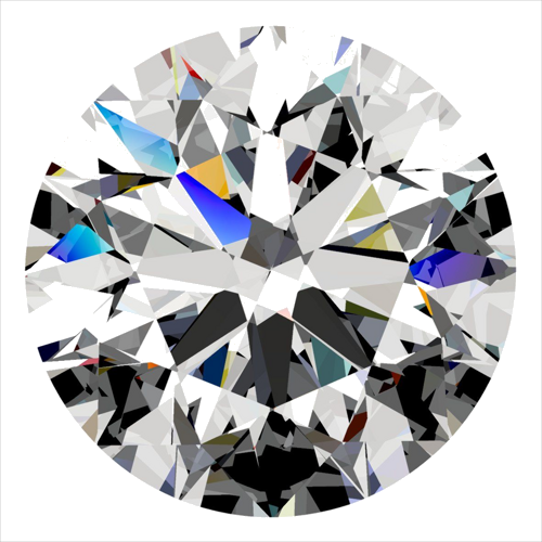 0.34 carat F-VS2 Excellent cut Natūralus Round Deimantas (1)