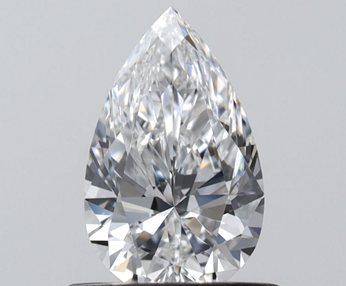 0.58 carat D-IF Natūralus Pear Deimantas (1)