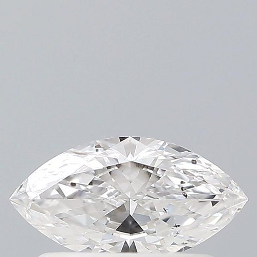 0.37 carat D-SI2 Natūralus Marquise Deimantas (1)