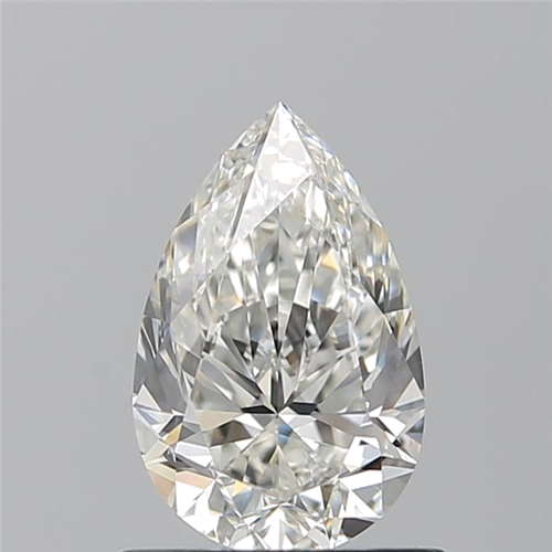 0.9 carat H-VVS2 Natūralus Pear Deimantas (1)