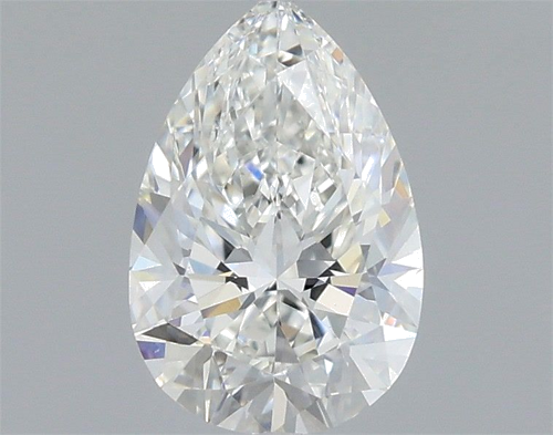0.6 carat H-VS1 Natūralus Pear Deimantas (1)