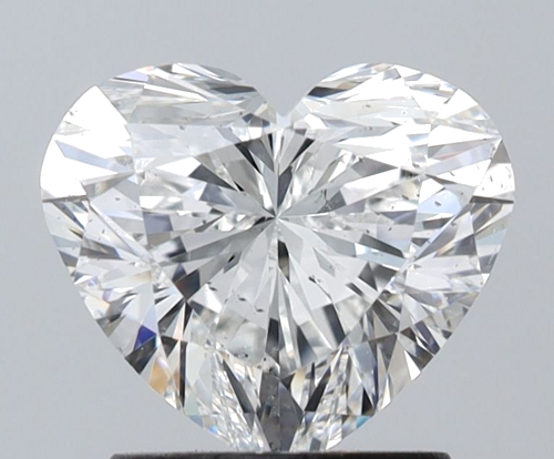 1.7 carat F-SI1 Natūralus Heart Deimantas (1)