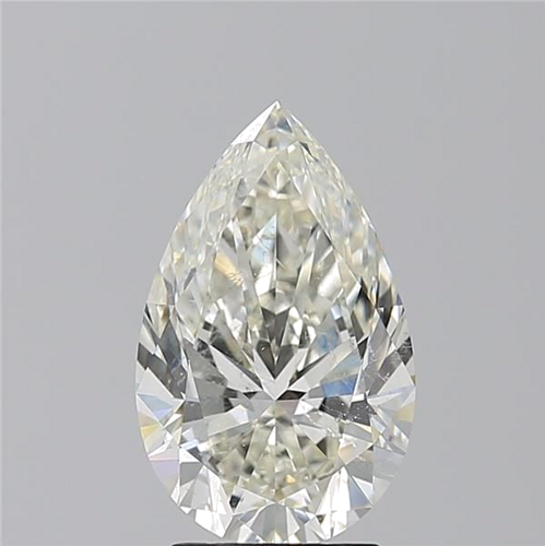3.01 carat K-SI2 Natūralus Pear Deimantas (1)