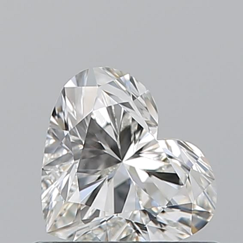 0.58 carat I-VVS2 Natūralus Heart Deimantas (1)