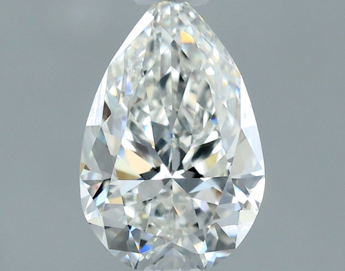 0.5 carat G-VVS1 Natūralus Pear Deimantas (1)