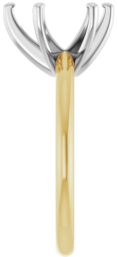 Sužadėtuvių Žiedas „Solitaire“ 585 Baltojo Ir Geltonojo Aukso Pear Shape 10mm x 7mm (4)