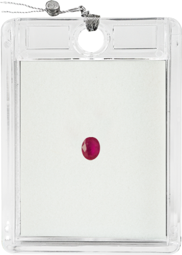 0,58 ct. Rubinas Ovalus F.H (1)